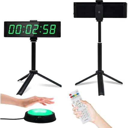 YZ Gym Timer Clock for Home Gym, Fitness Timer with Stopwatch Button, Large Digital Stopwatch photo YZ Gym Timer Clock for Home Gym, Fitness Timer with Stopwatch Button, Large Digital Stopwatch