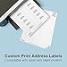 Staples Laser/Inkjet Address Labels, 1 1/3-inch x 4-inch, White, 14 Labels/Sheet, 2800/Carton (ST18059-CCVS)