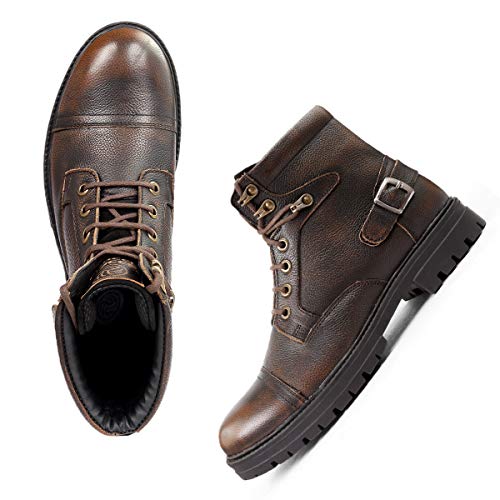Image of Bacca Bucci Street Fighter Men's Chukka Derby Motorcycle Boots