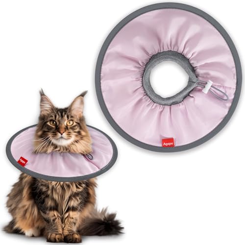 Agape Soft Cat Cone, Comfy Collar to Stop Licking &