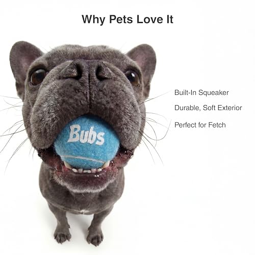 Pelotas mordibles BubS para perros y gatos, pack de 3 miniatura 3
