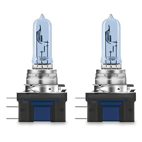 OSRAM COOL BLUE INTENSE H15, 20% more brightness, up to 3,700K, halogen headlight lamp, LED look, folding box (1 lamp), 64176CBN by OSRAM - Used condition - US$37.23
