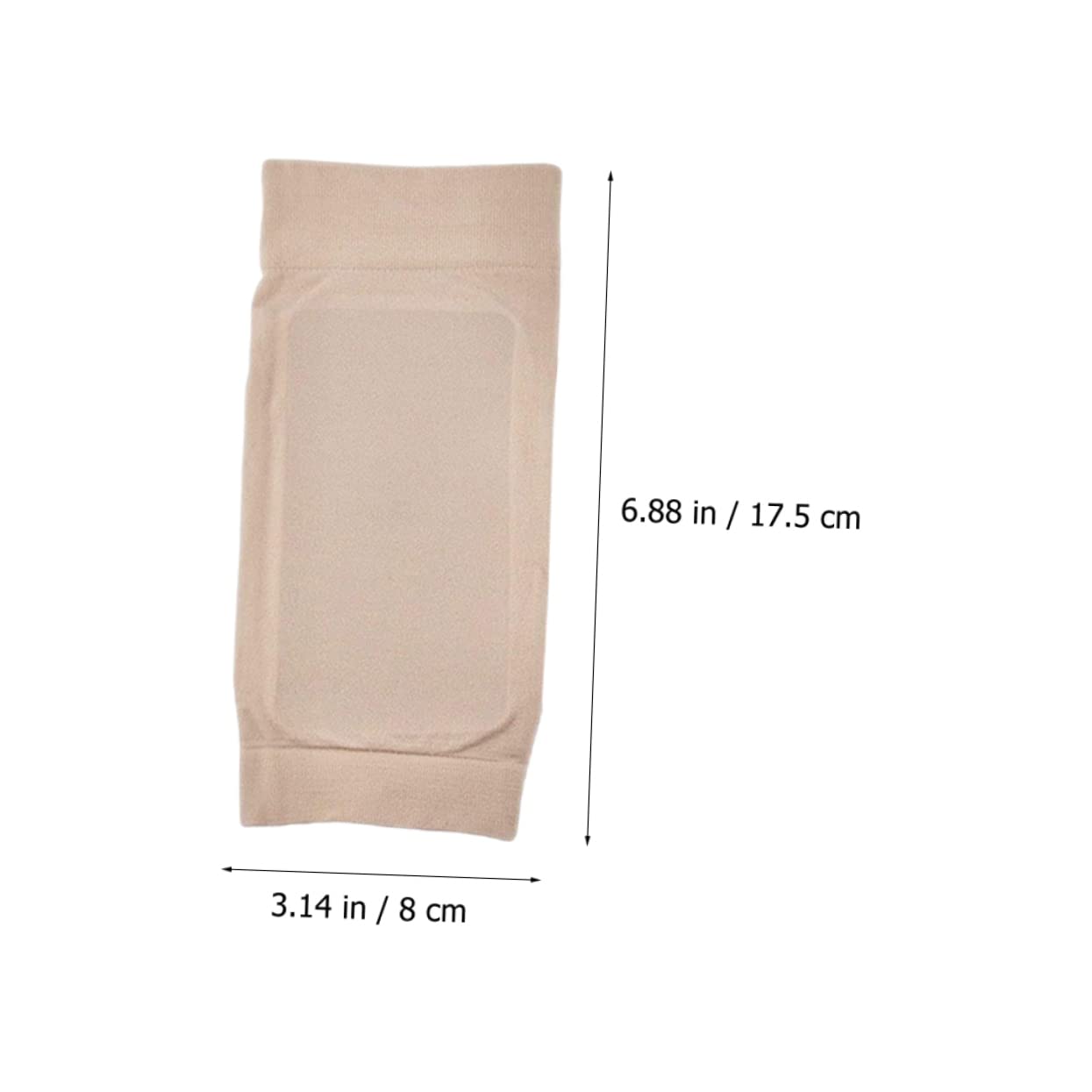 1pair Ice Skate Ankle Protectors Gel Cushioned Ankle Sleeves for Sports Skiing Running More Foot Support for Ice Skates Work Boots Skin Tone