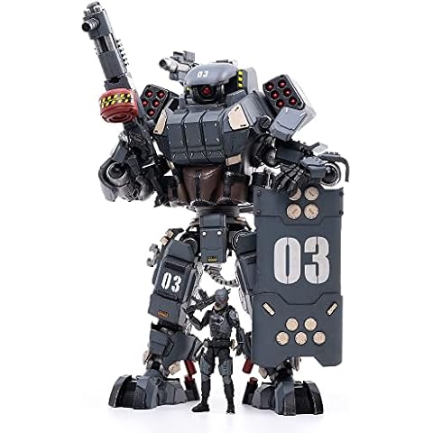 JoyToy 1/25 Dark Source Action Figures Steel Bone Mecha Armor Anime Figure Collection Modern Military Model-Iron Mecha 03 Cover