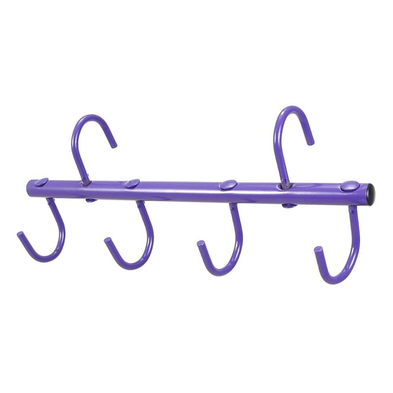 Rack portátil para selaria Tough 1 com 4 ganchos giratórios Purple