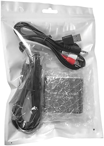 HDMI 2.0 Audio Extraktor, Snxiwth 4K HDMI do optycznego Spdif Toslink i 3,5 mm stereo konwerter audio obsługa 4K@60Hz HDCP 2.2 HDR 3D do odtwarzacza Blu-ray DVD PS4 Xbox One