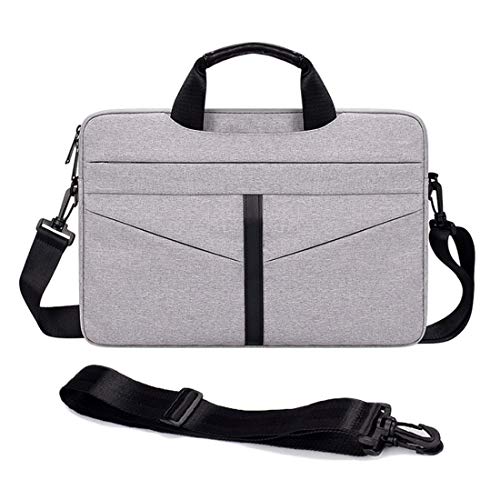 Wasserdicht Laptoptasche 12-15 Zoll Laptop Tasche Laptophülle Tragbar Schultertasche Für Apple ASUS Dell HP Lenovo Samsung,Weiß,14.1inch