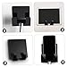 Angoily Adhesive Wall-Mounted Phone Holder Rack Compact Storage for Bedroom Strong Adhesive Design Compatible with All Smartphones Easy Cable Management