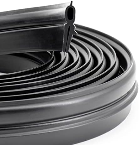RV Roof Vent Seal Vinyl Seal RV Seal Replacement for Ventline, Hengs and Camco Roof Vents (118INCH, Black)