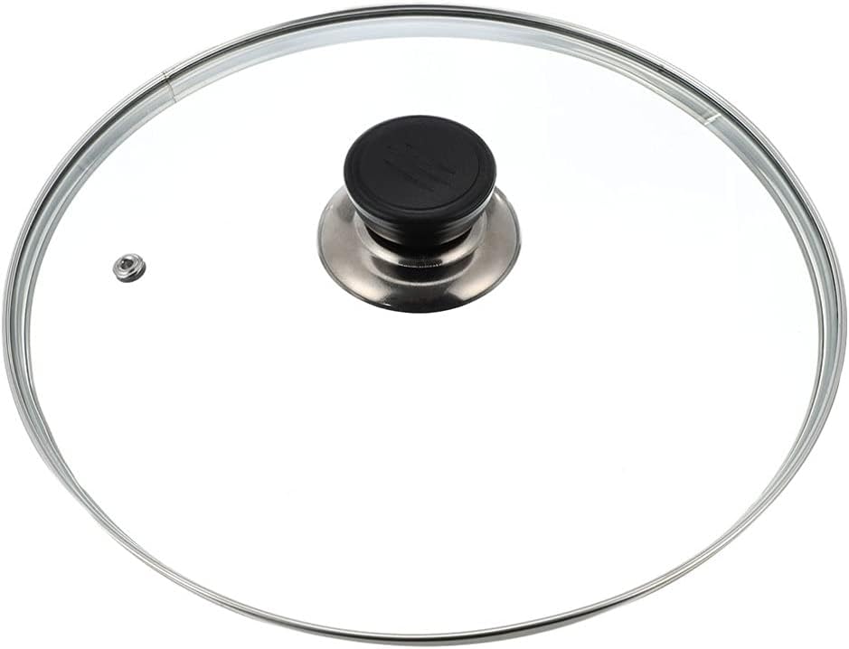 Luxshiny Frying Pan Lid Tempered Glass Pot Lid Pressure Cookers Glass Lid Universal Lids for
