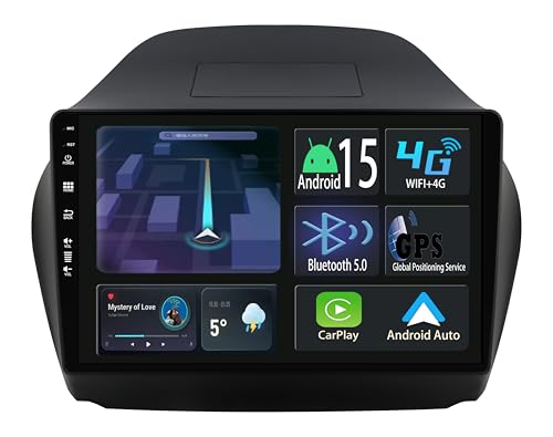Autoradio Android 15 premium pour Hyundai IX35 avec grand écran tactile