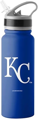 Miniatura 4 de Logo Brands MLB - Botella deportiva de acero inoxidable con tapa abatible, 25 onzas (Chicago Cubs) Chicago Cubs,Detroit Tigers,Houston Astros,Kansas