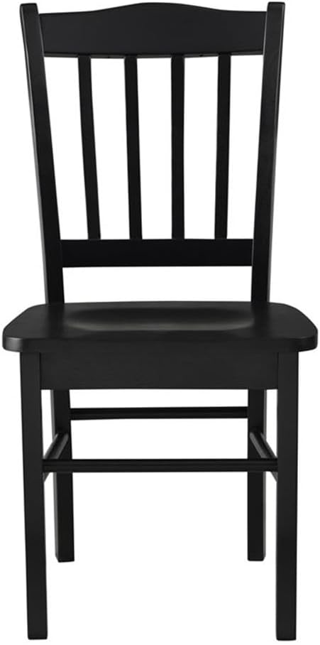 Boraam Shaker Dining Room Side Chairs, Set of 2 – Black Finish