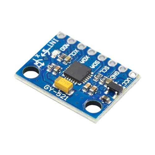 MTDELE 3 Pcs GY 521 MPU 6050 3 Axis Acceleration Gyroscope Module 6DOF Accelerometer 16 Bit AD Converter Data Output IIC I2C Compatible with for Arduino Sensors - Thumbnail 4