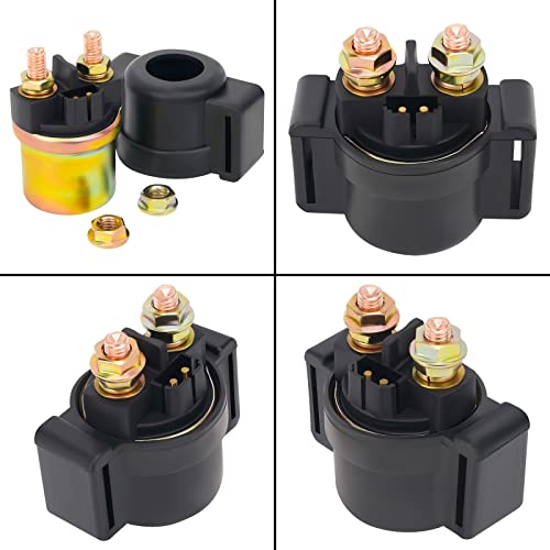 Relé Solenoide de Arranque para Motocicleta AHL RA-67-001 Compatible con Kawasaki EL250 Eliminator 250 1988-1989, KL600 KLR600 1985-1994, KL650 KLR650 1987-2007, KL650 Tengal 1989-1991 miniatura 6
