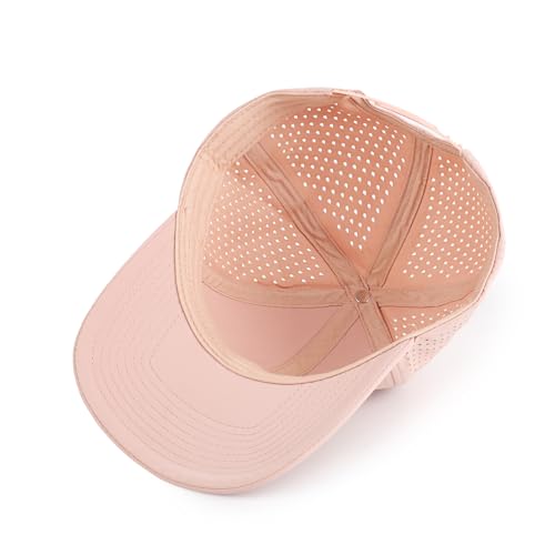 Image of Quick Dry Baseball Cap Curved Brim Mesh Snapback Hat for Men Women