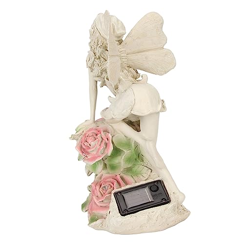 Estátua de Jardim Solar, Iluminação Automática, Luz Solar de Anjo Vibrante e Brilhante à Prova d'ág