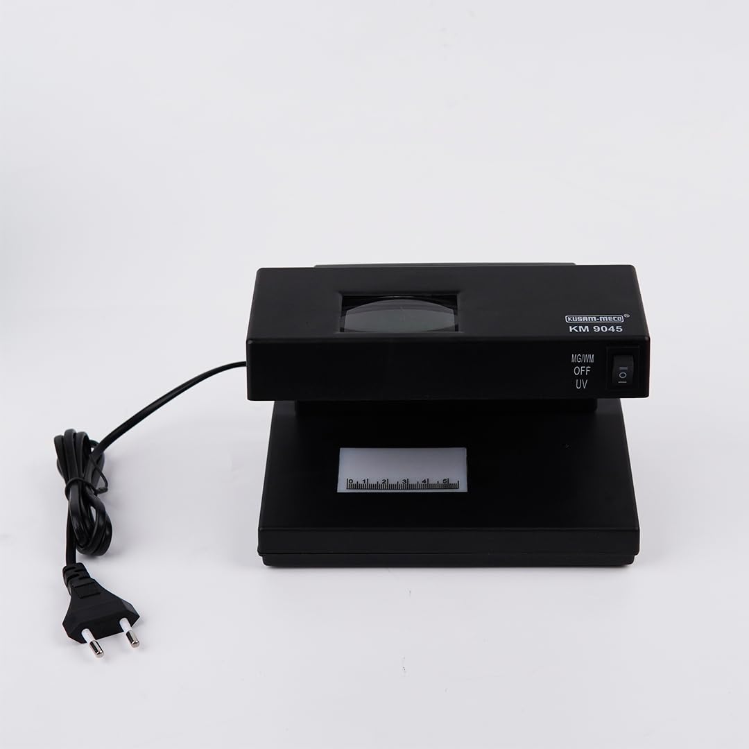 KUSAM-MECO Fake Note Detector Machine Km 9045 | Easy To Operate,Multi