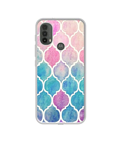 Image of Patterns Art Design Printed Silicon Soft TPU Back Case Cover for Motorola Moto E30 4G / E40 4G