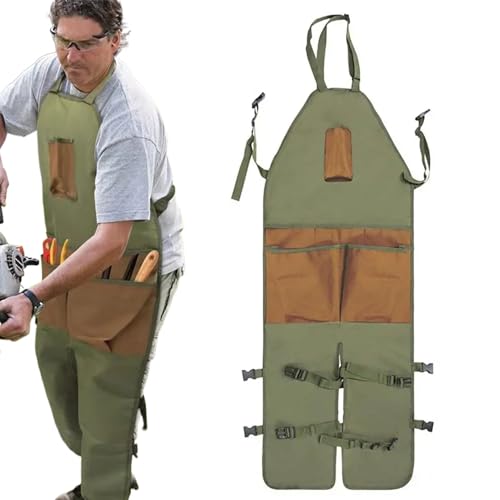 Tablier de jardin en tissu oxford étanche pour cultiver votre potager et ranger vos outils
