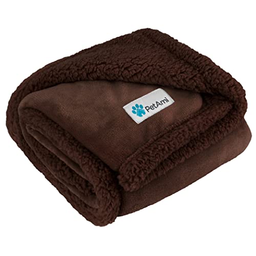 PetAmi-WATERPROOF-Dog-Blanket-For-Bed-XL-Dog-Pet-Blanket-Couch-Cover-Protection-Sherpa-Fleece-Leakproof-Bed-Blanket-for-Crate-Kennel-Sofa-Furniture-Protector-Reversible-Soft-Plush-80x60-Brown-Brown - Cucciolini Doodles   PetAmi-WATERPROOF-Dog-Blanket-For-Bed-XL-Dog-Pet-Blanket-Couch-Cover-Protection-Sherpa-Fleece-Leakproof-Bed-Blanket-for-Crate-Kennel-Sofa-Furniture-Protector-Reversible-Soft-Plush-80x60-Brown-Brown