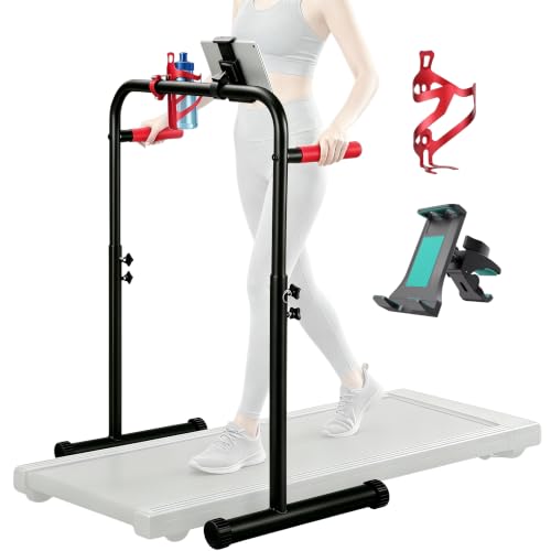 24.4 Inch Walking Pad Handle Bar Attachment Only with Phone & Cup Holder