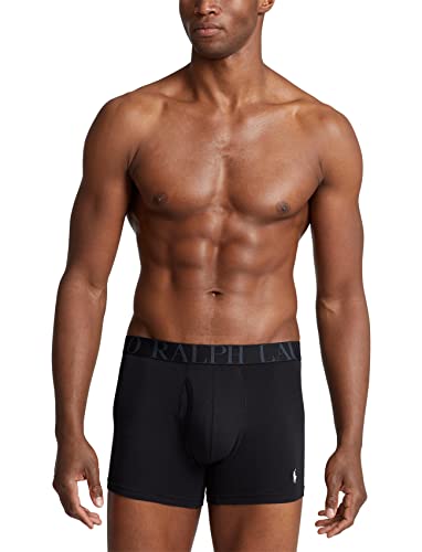 POLO Men's Stretch Classic Fit Boxer Briefs, Trunks & Long Leg Available, 3-Pack4