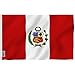 ANLEY [Fly Breeze] 3x5 Foot Peru Flag - Vivid Color and UV Fade Resistant - Canvas Header and Double Stitched - Peruvian National Flags Polyester with Brass Grommets 3 X 5 Ft