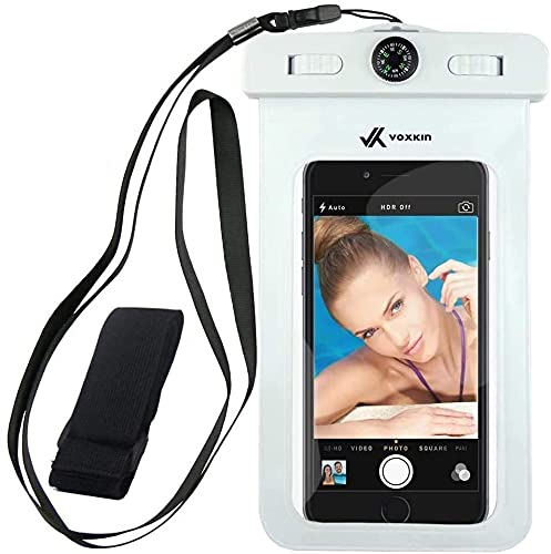 ⚡ [ PREMIUM QUALITY ] Universal Waterproof Phone Holder with ARM BAND, COMPASS & LANYARD - Best Water Proof, Dustproof Case for iPhone 12 Pro Max, 12 Mini, S21 Ultra, S20, OnePlus 8, 8 Pro, Pixel 5