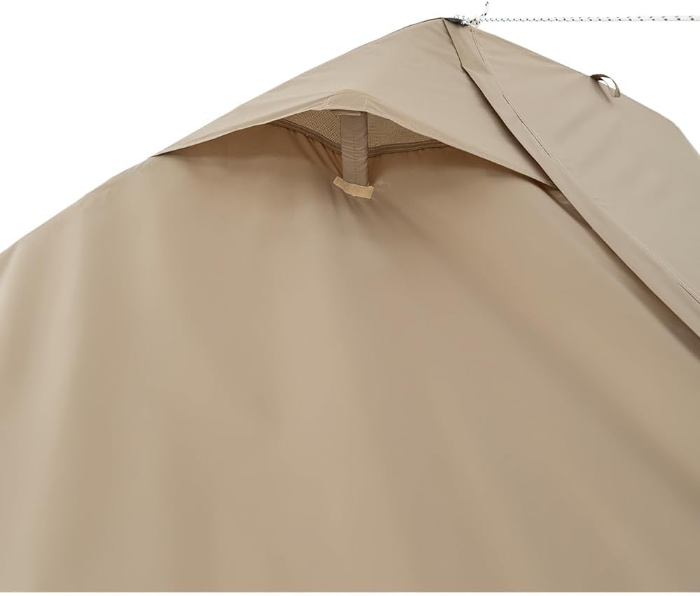 Походная палатка Coleman Tough Wide Dome VI/3025 (серая), Ударопрочная, Простая в сборке, С крыльцом, Для 4-5 человек, Водонепроницаемость 1500 мм, В комплекте колышки, Веревка, Молоток, Чехол для хранения, Кондиционер, фото 11