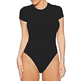 pvc body herren T-Shirt Bodysuit/Unterwäsche/Schlafanzug: Bodys für Damen können mit Jeans, Hosen, Röcken und Shorts getragen werden. Bodysuit ist nicht nur ein T-Shirt, ein Oberteil/Top, sondern auch eine Unterwäsche oder ein Pyjama, ein Kostüm. Es ist unglaublich einfach, den Body mit den meisten deiner Outfits zum Laufen zu bringen. Lässig, schick, sexy, formell oder einfach nur stylisch, perfekt für jeden Anlass!