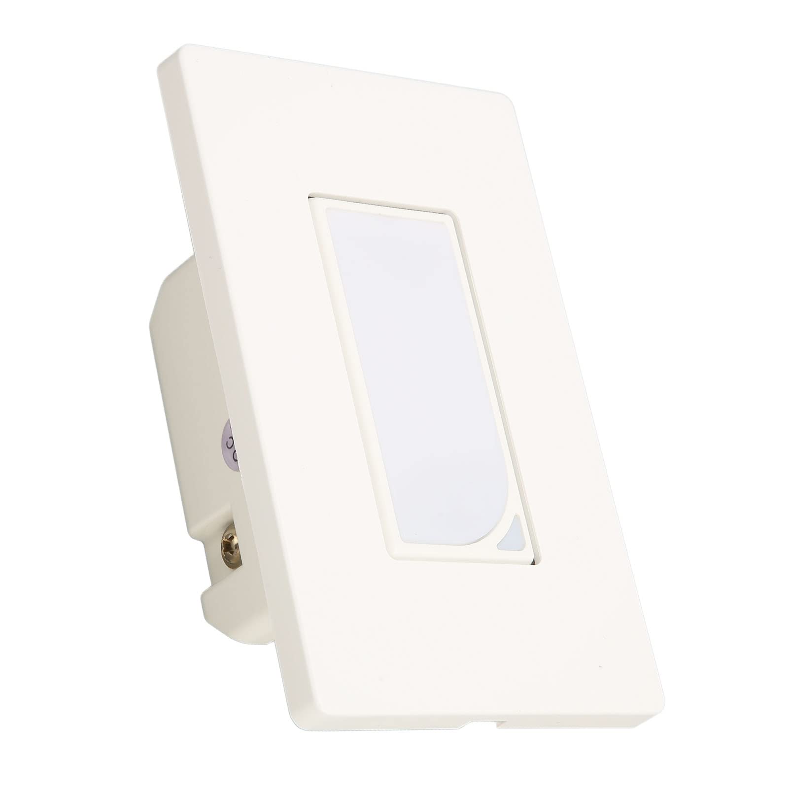 KUIDAMOS Interruptor de Luz Inteligente WiFi, Luz Nocturna Regulable RGB para, Control Remoto para Dormitorio, PC, Blanco, 1 Paquete