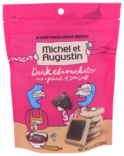 Generic Miche.l Et Augustin Cookie Dark Chocolate Peach 4.4 oz (Pack Of 6)