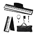 Bonnlo Faltbares 88 Tasten Halbgewichtete Digitalpiano, Audio...