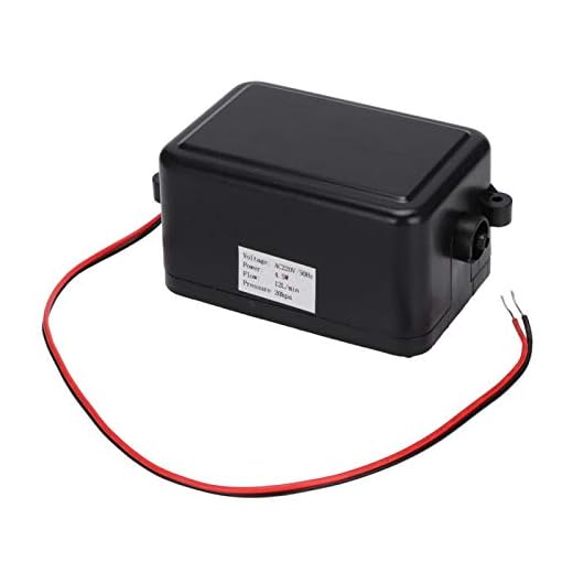 Poolluftpump, elektrisk frånluftspump, AC 220V 4,5W tryck 20Kpa elektrisk uppblåsbar luftpump 12L/min för ozongenerator ZYA980