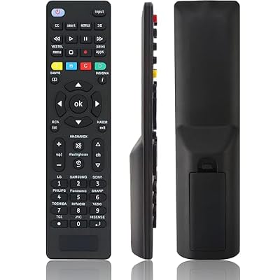 Universal Smart TV Remote for LG/Samsung/TCL/Westinghouse/RCA/Vizio/Philips/Hisense/Sanyo/JVC/Seiki/Hitachi/Magnavox/Panasonic and More Brands LED LCD 3D HDTV TV Remote Control