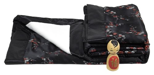 I frogee brocade baby blankets in black/red+silver cher…