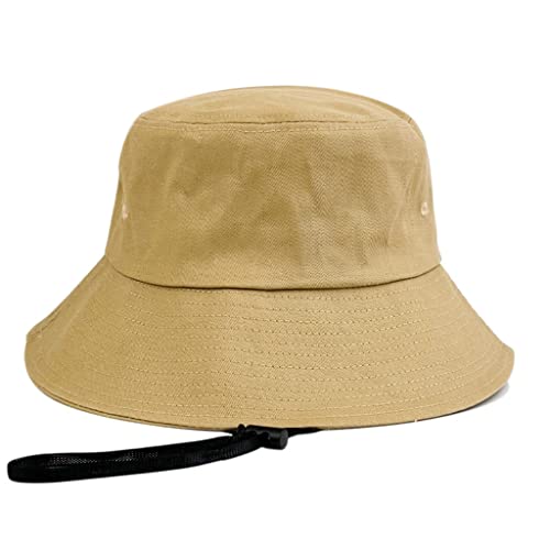 Casquette de pêcheur grand bord contre la chaleur d'été chapeau de soleil voyage 56-58cm