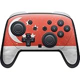 Skinit Decal Gaming Skin Compatible with Nintendo Switch 2 (2025) Pro Controller - Singapore Flag Distressed Design