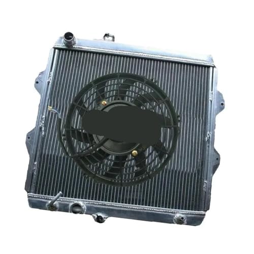 Radiador de aluminio reforzado de 3 filas con ventilador para LN167 y LN172 3.0L