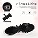SWDZM Women's Satin Latin Dance Shoes Ballroom Salsa Waltz Performance Practice Dancing Shoes,Black,5.5 US