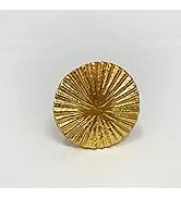 Pomello rotondo in ferro per cassetti, stile vintage Art Deco, maniglia rustica per porta dell'armadio, pomelli per porte (oro)