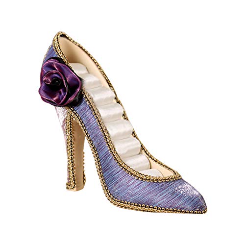 mackur Joyero Soporte para Anillo soporte soporte elegante forma de zapato joyas Soporte de almacenamiento para joyas anillos pendientes 15u00a0* 12u00a0* 5u00a0cm 1u00a0pieza