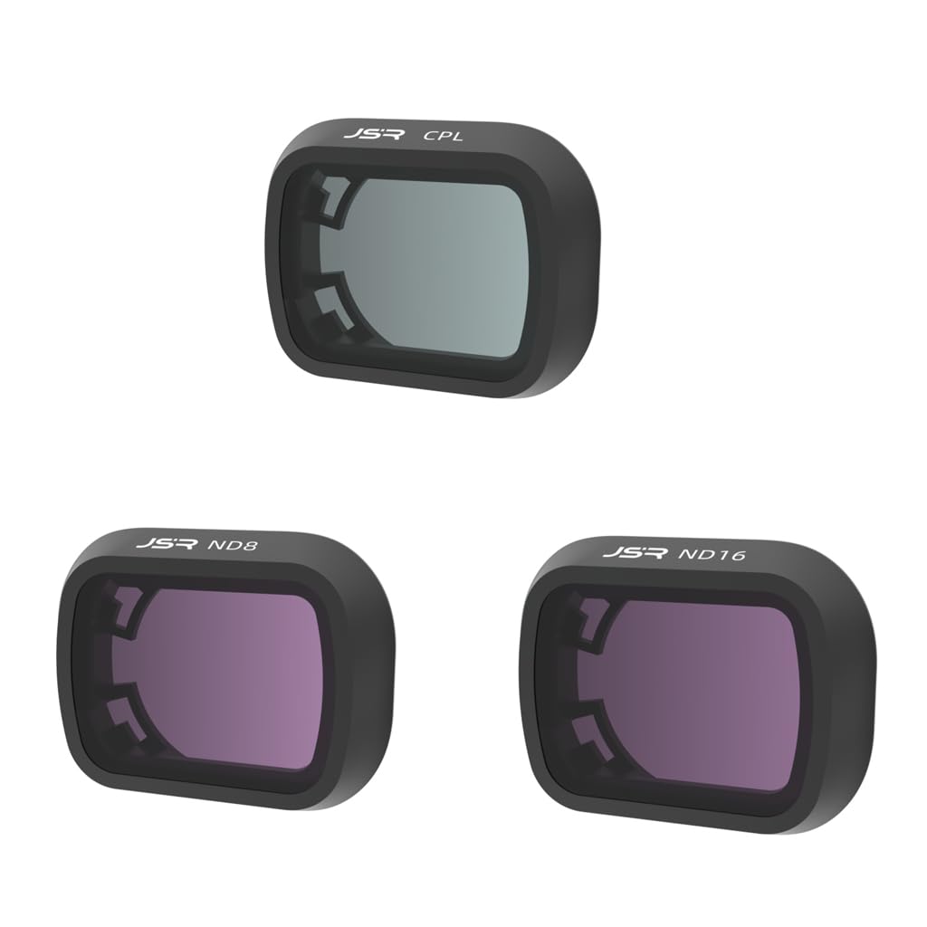 PALUMMA Lot De 3 Filtres Polarisants Pour Drone DJI Mini 4 Pro - UV CPL ND16