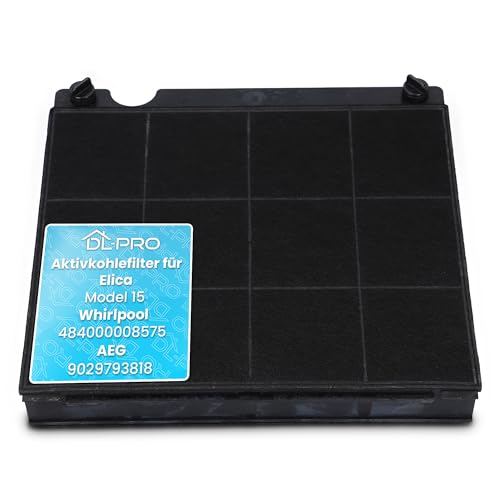 DL-pro Aktivkohlefilter Kohlefilter für Elica Model 15 Whirlpool 484000008575 AEG 9029793818 Kohlefilter Filter für Dunstabzugshaube