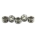 Titanium Knife Lanyard Bead EDC 550 Parachute Cord Pendant Zipper Pull Nature Color - Pack of 5