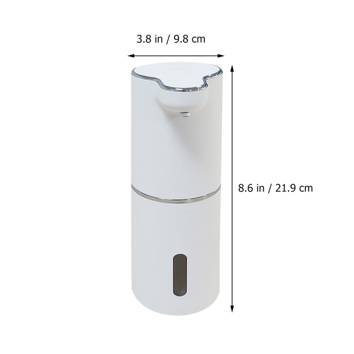 VILLCASE Dispensador Automático de Jabón Infrarrojo Abs Blanco | Múltiples Niveles de Ajuste, Control Táctil, Carga Usb, Uso en Hotel y Cocina