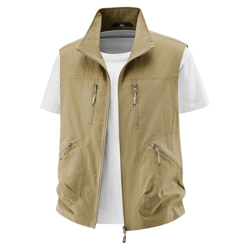Gilet de pêche et randonnée pour homme veste d'été