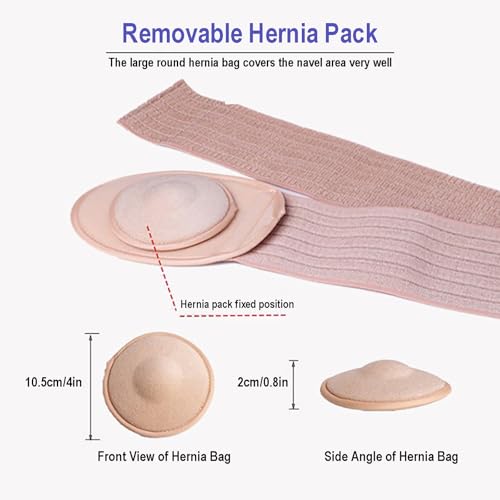 Faja para Hernia Umbilical, soporte abdominal con compresión, talla Large miniatura 4