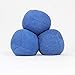 Zeekio Juggling Balls - Lightweight 90g Beanbag Balls - Super Soft - Set of Three (Blue) - Ages All